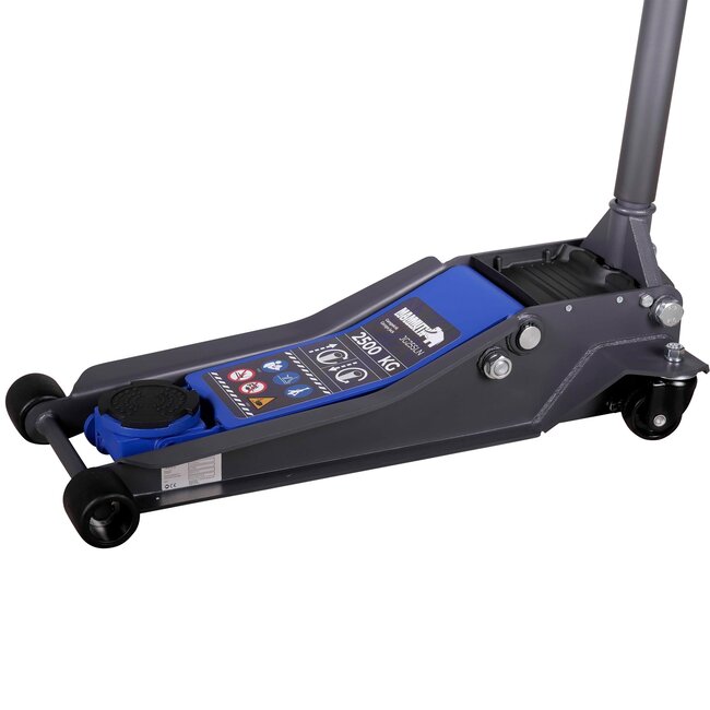 Mammuth Garagekrik 2,5 ton - Dubbele plunjer - Extra laag