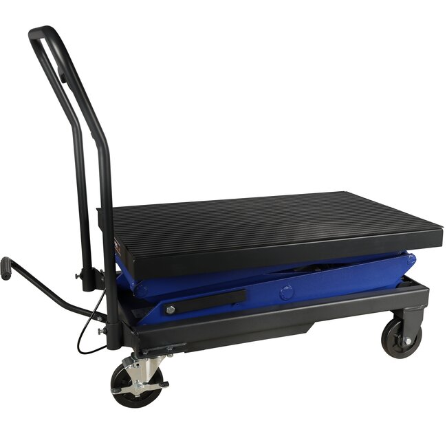 Mammuth verrijdbare heftafel 300kg met dubbele schaar