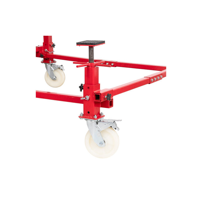 Carrosserie dolly 900 kg 4 steunpunten MW Tools