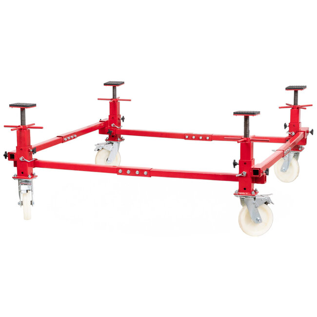 Carrosserie dolly 900 kg 4 steunpunten MW Tools