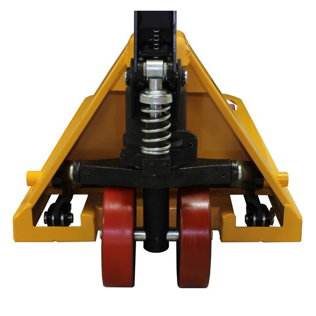 Palletwagen 2500kg dubbel voorwiel 115cm