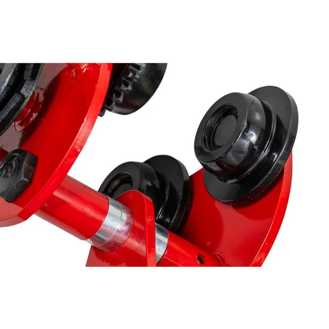 Loopkat / Balk Trolley voor I balken - 1 ton Metal Works - met kettingaandrijving