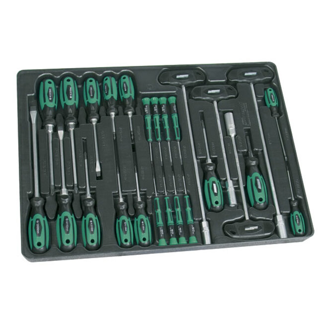 Mannesmann Greenline - 6 Inlay's gereedschap - 321 delig