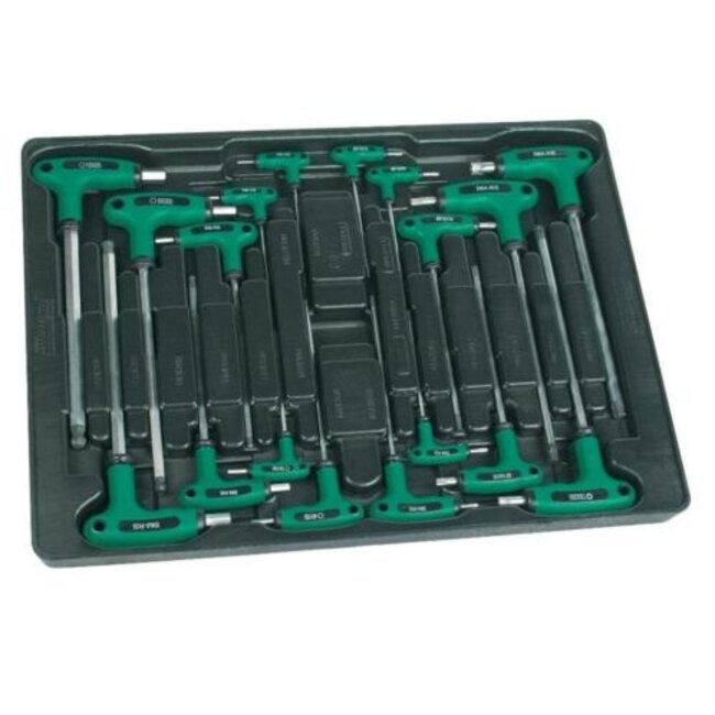 Mannesmann Greenline - 6 Inlay's gereedschap - 321 delig