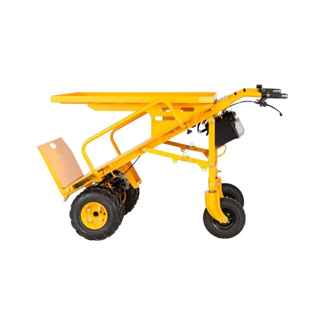 Elektrische steekwagen 400 kg breedte 940 mm 4 wielaandrijving