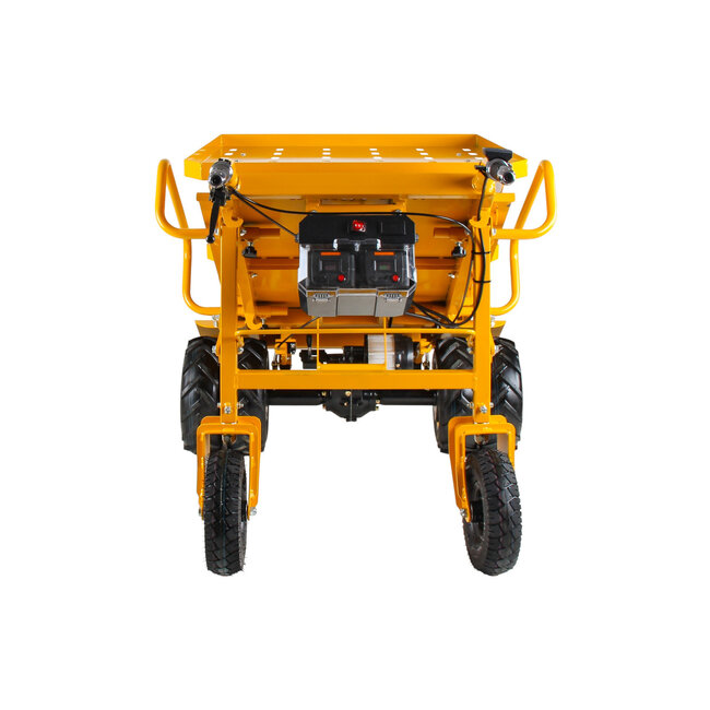 Elektrische steekwagen 400 kg breedte 940 mm 4 wielaandrijving 2 liggers