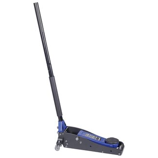 Garagekrik 1,5 Ton - Aluminium/Staal Laag model - Dubbele plunjer