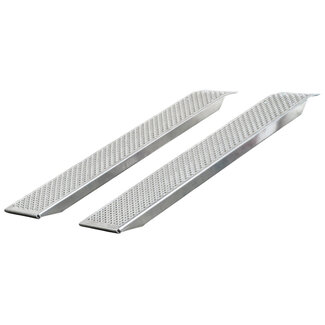 Set Aluminium Oprijplaten 150 lang x 26 (22,2) cm breed - max. 1000 kg per set