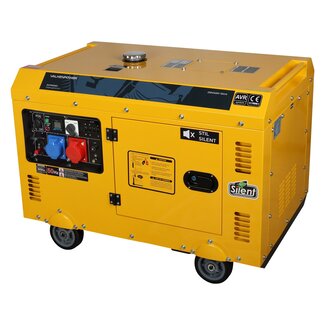 Diesel Aggregaat / Generator Silent 6,5 kW bij 230V / 8 kW bij 400V  + ATS connector