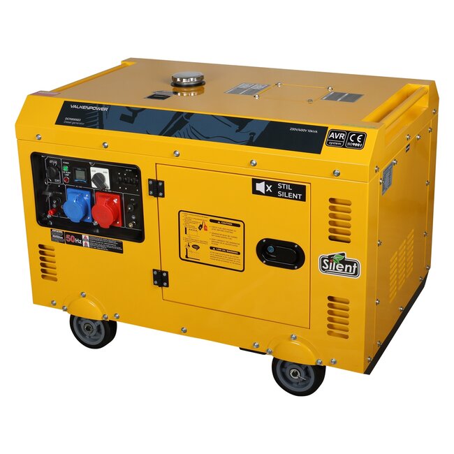Diesel Aggregaat / Generator Silent 6,5 kW bij 230V / 8 kW bij 400V + ATS connector