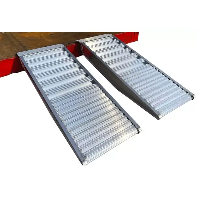 Set Aluminium Oprijplaten (kort) 126 x 30 cm - 3000 kg per set