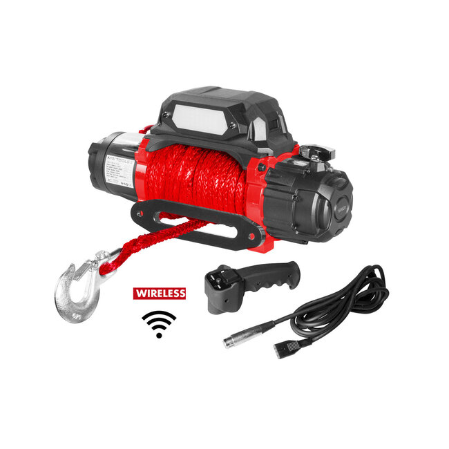 Lier 12V 5443kg 26m kabel synthetisch draadloze afstandsbediening