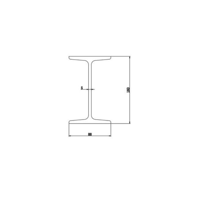 Wand zwenkkraan 180° - 500 kg - lengte 2000 mm - I-balk - MW Tools