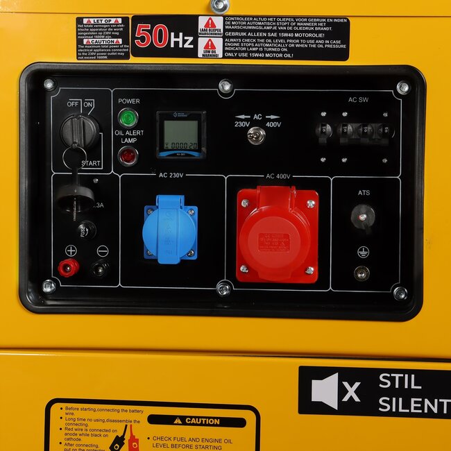 Diesel Aggregaat / Generator Silent 5 KVA - 230/400V met ATS connector