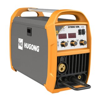 Hugong EXTREMEMIG160 compacte 3-in-1 lasinverter MIG/MAG, MMA (elektrode) en Lift-TIG