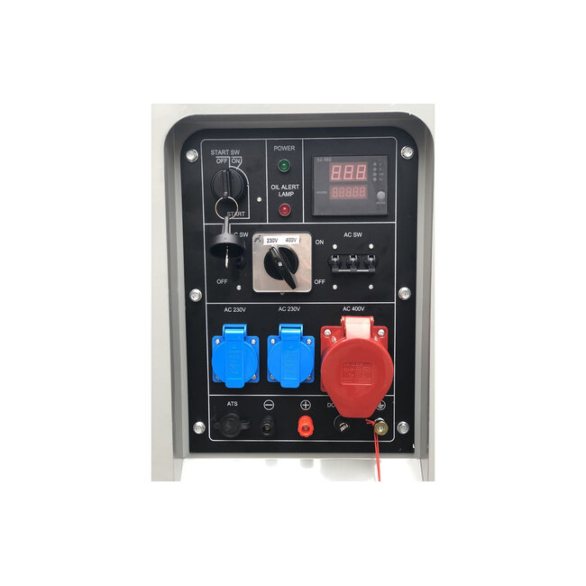 Diesel generator 6,0 kW 1x230V + 7,5 kW 3x400V + ATS connector