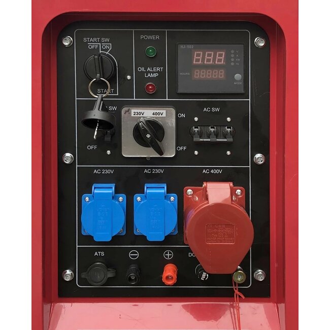 Diesel Generator / Noodstroomgenerator 8kW 1x230V + 10 kW 3x400V