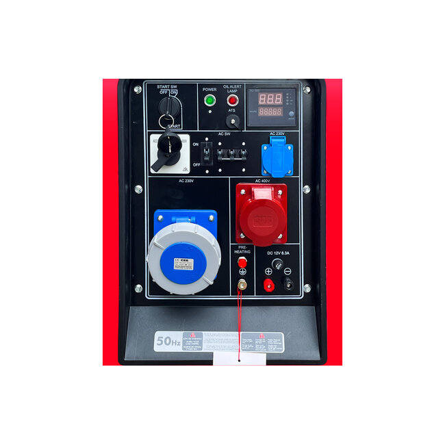 Diesel Generator / Noodstroomgenerator 13,0 kW 1x230 V +15,0 kW 3x400 V