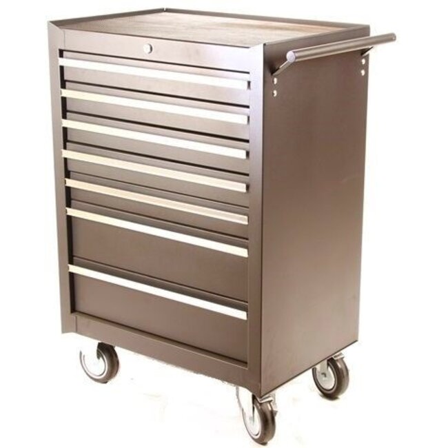 Gereedschapswagen 7 laden - leeg  Zwart