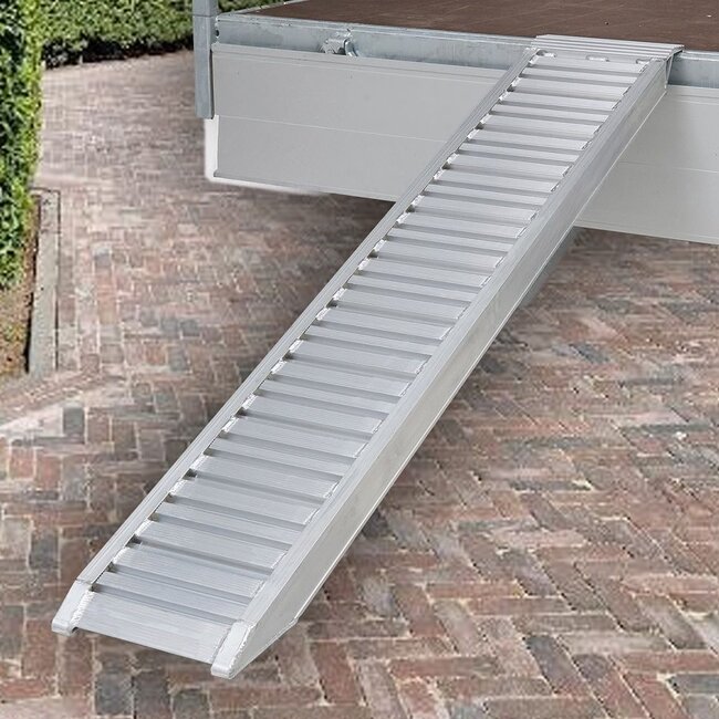 Aluminium Oprijplaat 238x30 cm - max. belasting 1500 kg