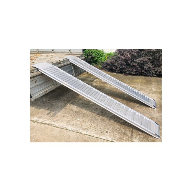 Set Aluminium Oprijplaten 200 x 32 cm breed - max. 2000 kg per set