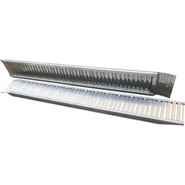 Set Aluminium Oprijplaten 200 x 32 cm breed - max. 2000 kg per set