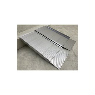 Oprijplaat Aluminium 120 x 76 cm - Opvouwbaar & Draagbaar - max .400 kg