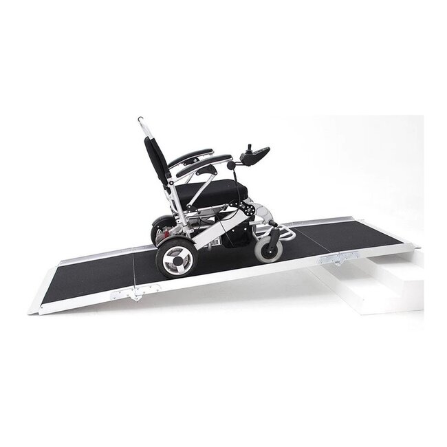 Oprijplaat Aluminium 245 x 75 cm - 3-ledig  Opvouwbaar & Draagbaar - max .270 kg