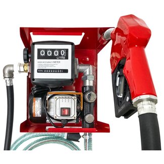 Dieselpomp 230V met telwerk, slang en automatisch pistool