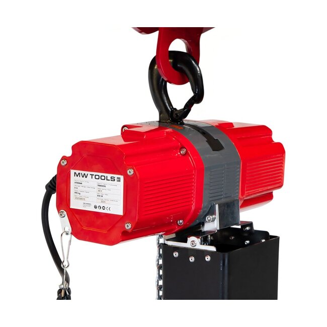 Elektrische kettingtakel 990 kg 6 m 230V draadloze afstandsbediening
