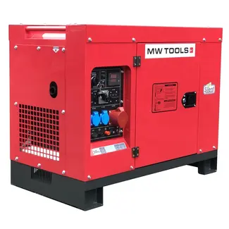 Diesel generator 8 kW 1x230V + 10 kW 3x400V + ATS connector