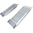 Set Aluminium Oprijplaten (kort) 126 x 30 cm - 3000 kg per set
