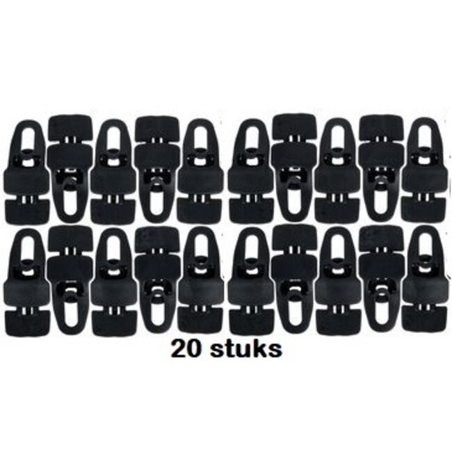 Holdon Zeilklem / Kwikclip voor vastzetten van zeilen (per stuk, 10 stuks of 20 stuks)