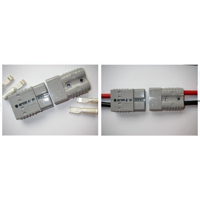 Anderson connector groot - set van 2 stuks - max. 50A