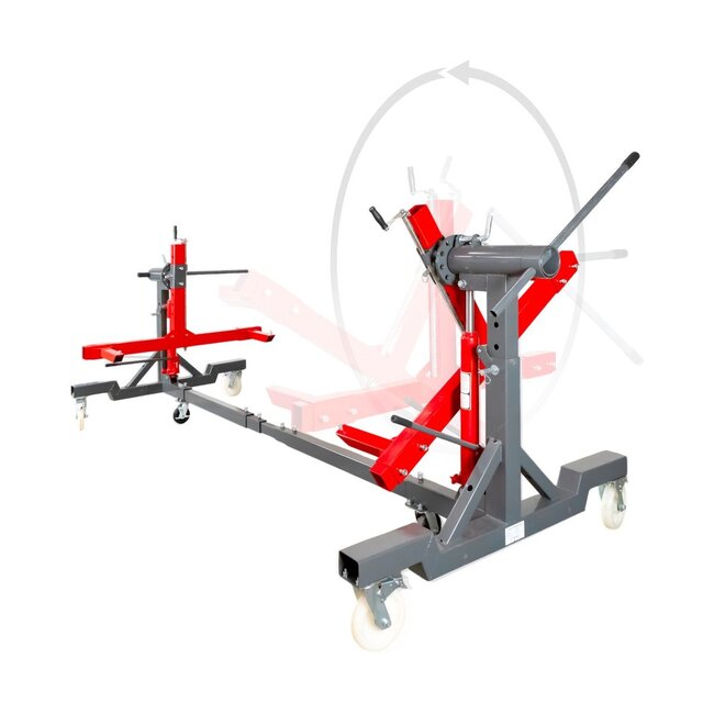 Kantelbrug carrosserie 360° 2000 kg mobiel MW Tools