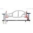 Kantelbrug carrosserie 360° 2000 kg mobiel MW Tools