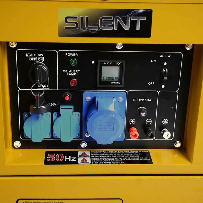 Diesel Aggregaat / Generator Silent 5 KVA - 230V met ATS connector