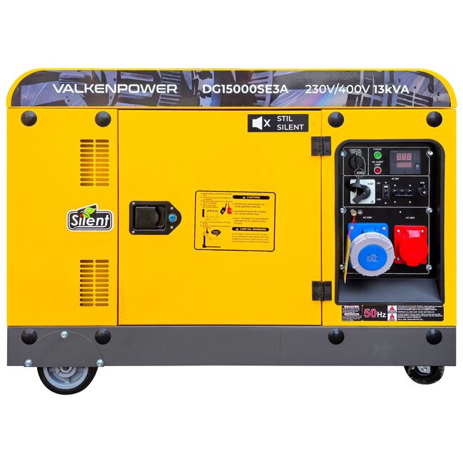 Dieselgenerator 10,5 kW geluidsgedempt met ATS aansluiting