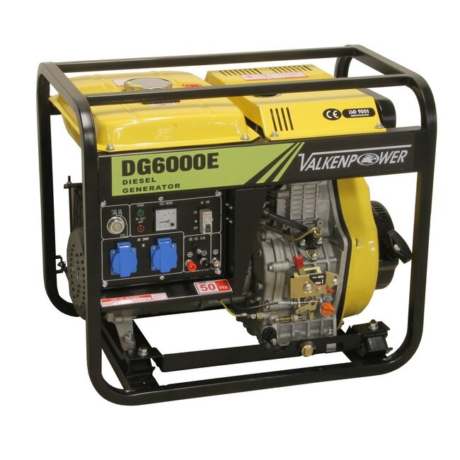 Diesel Generator OPEN TYPE 230V  6kVA met ATS aansluiting
