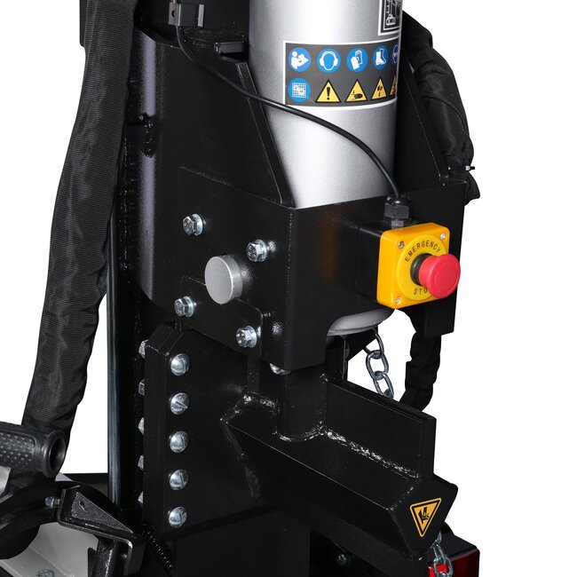 Woodcraft houtklover 35 ton met Benzine motor - Verticale uitvoering