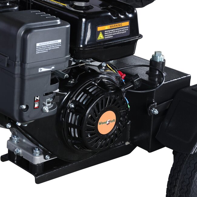 Woodcraft houtklover 35 ton met Benzine motor - Verticale uitvoering