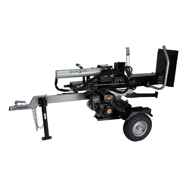 Woodcraft houtklover 22 ton met Benzine motor - Verticale uitvoering