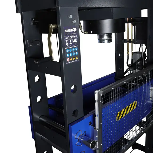 Mammuth werkplaatspers 200 ton Elektrisch