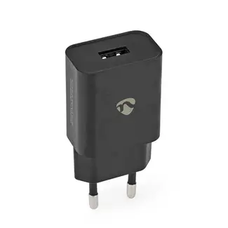 Oplader 5 Volt 12W - Snellaad functie - 1x 2.4 Ampere  - WCHAU242ABK