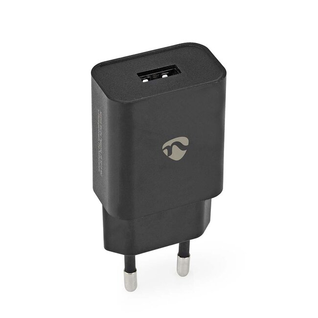Oplader 5 Volt 12W - Snellaad functie - 1x 2.4 Ampere  - WCHAU242ABK