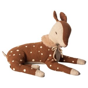 Maileg Cosy Bambi mit beiger Halskrause