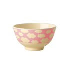 Rice Melamine Bowl small Cloud pink