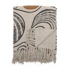 Bloomingville Throw Nature Recycled Cotton