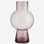 Madam Stoltz Glass Vase Bubbles light purple D:17,5 H:31