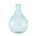 Boltze Ballonvase Recyclingglas hellblau